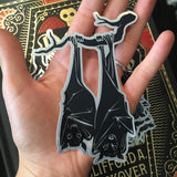 Nocturnal Lovers Bat Sticker
