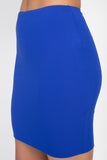 Rebel Yell Royal Blue Stretch Mini Skirt