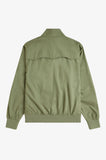 Fred Perry Classic Black Harrington Jackets Olive Mint