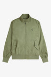 Fred Perry Classic Black Harrington Jackets Olive Mint