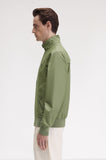 Fred Perry Classic Black Harrington Jackets Olive Mint