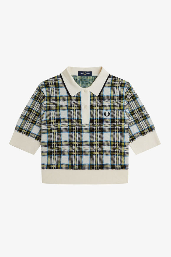 Fred Perry Tartan Knitted Shirt