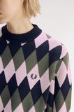 Fred Perry Diamond Jacquard Jumper