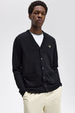 Fred Perry Men's Classic Black Cardigan