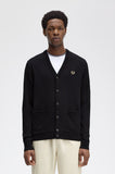 Fred Perry Men's Classic Black Cardigan