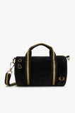 Fred Perry Amy Mini Velour Barrel Bag