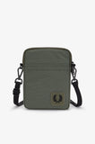 Fred Perry Nylon Badge Small Side Bag Green