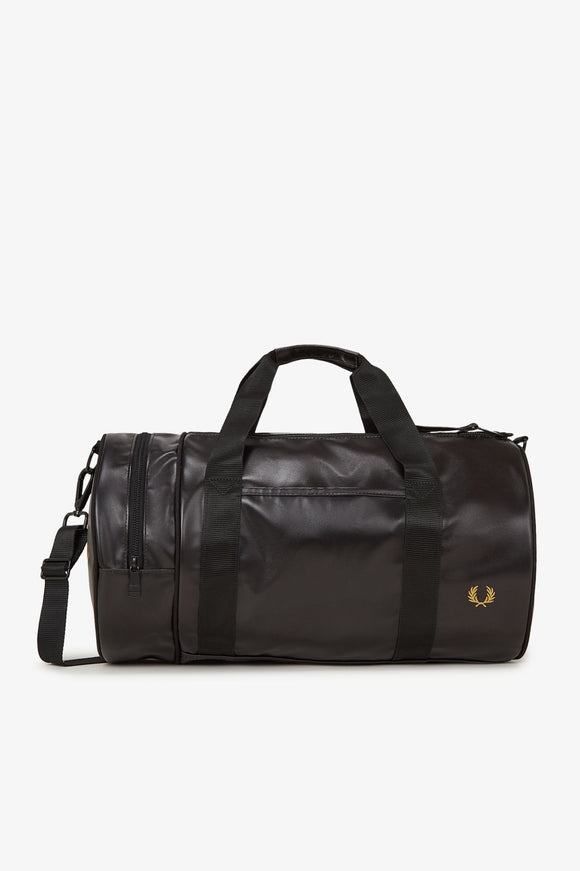 Classic Black Tonal Barrel Bag