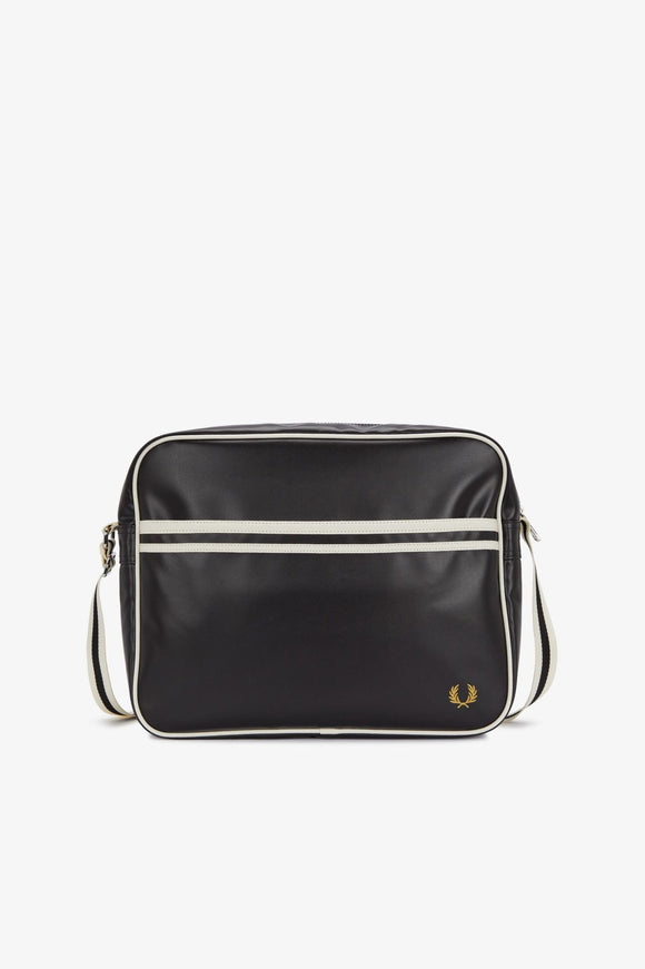 Fred Perry Classic Shoulder Bag Black / Ecru