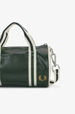 Fred Perry Classic Mini Barrel Bag Ecru/Nightgreen