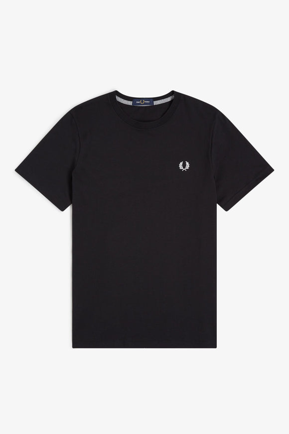 Fred Perry Black Crew Neck T-Shirt