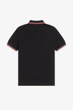 Fred Perry Polo Black // Dusky Blue // Strawberry Cream