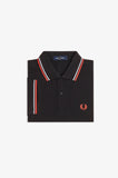 Fred Perry Polo Black // Dusky Blue // Strawberry Cream