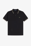 Fred Perry Polo Black // Oatmeal // Laurel Wreath Green