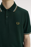 Fred Perry Polo Grassroots / Ecru / Brown