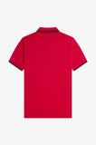 Fred Perry Polo English Rose Red / Black