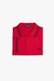 Fred Perry Polo English Rose Red / Black