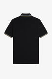 Fred Perry Polo Black / Snow White / Bronze