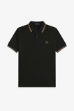 Fred Perry Polo Night Green // Dusk Blue // Dark Caramel