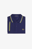 Fred Perry Polo French Navy // Dusky Blue // Citron