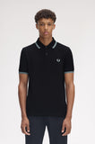 Fred Perry Polo Black / Silverblue