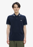 Fred Perry Polo Navy / Snow White / Seagrass