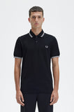 Fred Perry Polo Black / Ecru / Limestone