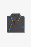 Fred Perry Polo Gunmetal / Golden Hour / Kingfisher