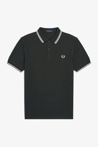 Fred Perry Polo NightGreen / Snow White