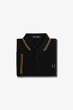 Fred Perry Polo Black / Warm Stone / Shaded Stone