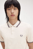 Fred Perry Polo Porridge Marl / Anchor Gray