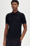 Fred Perry Polo Navy / Laurel Wreath Green / Carrington Brick