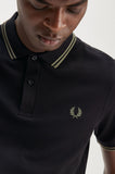 Fred Perry Polo Black / Laurel Wreath Green / Laurel Wreath Green