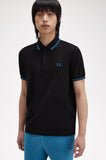 Fred Perry Polo Black / Cyber Blue / Midnight Blue