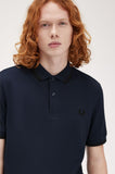 Fred Perry Polo Dark Carbon / Black / Black