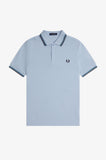 Fred Perry Polo Light Smoke / Petrol Blue / Navy