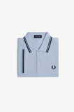 Fred Perry Polo Light Smoke / Petrol Blue / Navy