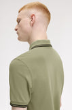 Fred Perry Polo Olive Mint / Night Green