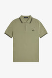 Fred Perry Polo Olive Mint / Night Green