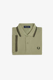 Fred Perry Polo Olive Mint / Night Green