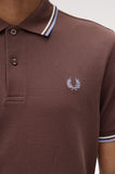 Fred Perry Polo Carrington Brick / Ecru / Light Smoke