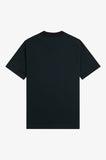 Fred Perry Fine Stripe Heavyweight T-Shirt Black