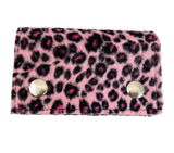 Fuzzy Animal Print Chain Wallet (Various Prints/Colors!)