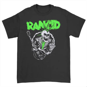 Rancid Skeleton Guitar Shirt