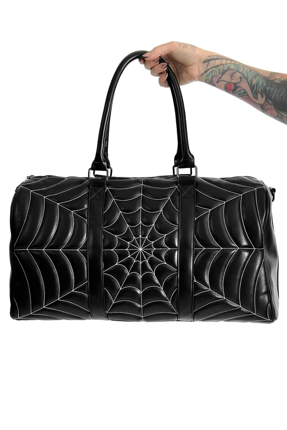 Web Weekender Bag Black & White