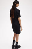 Fred Perry Amy Winehouse Ribbed Polo Shirt Dress