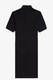 Fred Perry Amy Winehouse Ribbed Polo Shirt Dress