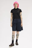 Fred Perry Amy Winehouse Embroidered Detail Polo Shirt