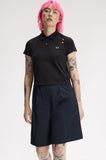 Fred Perry Amy Winehouse Embroidered Detail Polo Shirt