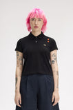 Fred Perry Amy Winehouse Embroidered Detail Polo Shirt